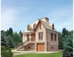 Проект кирпичного дома 126,8 кв.м КД-17