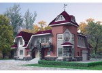 Проект кирпичного дома 264,5 кв.м КД-43