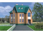 Проект кирпичного дома 129,6 кв.м КД-22