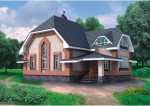 Проект кирпичного дома 128 кв.м КД-38