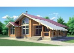 Проект дома из газобетона 120,5 кв.м КБ-24
